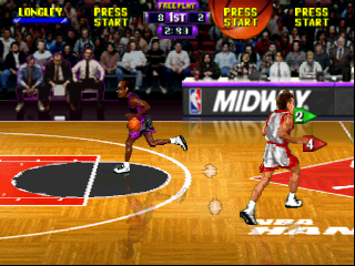 NBA Hangtime (Europe) In game screenshot